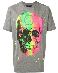 Philipp Plein Multicolour Skull T Shirt