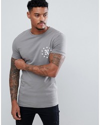 ASOS DESIGN Muscle Fit T Shirt With Star And Text Print