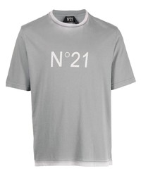 N°21 N21 Logo Print Cotton T Shirt