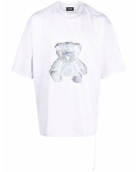 We11done Negative Teddy Print T Shirt