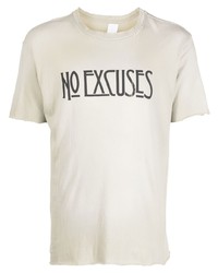 Alchemist No Excuses Print Cotton T Shirt