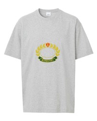 Burberry Oak Leaf Crest Print T Shirt