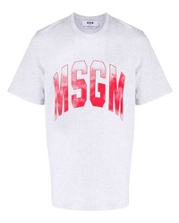 MSGM Ombr Logo Boxy T Shirt