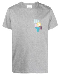 Isabel Marant Organic Cotton Logo Print T Shirt