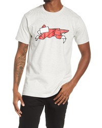 Icecream Origami Cotton Graphic Tee In Light Heather Grey At Nordstrom
