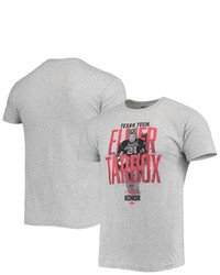 Retro Brand Original Elmer Tarbox Heathered Gray Texas Tech Red Raiders Ring Of Honor T Shirt