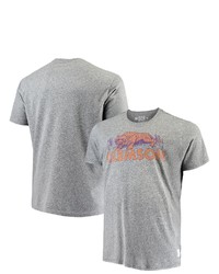 Retro Brand Original Gray Clemson Tigers Big Tall Tri Blend T Shirt At Nordstrom