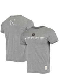 Retro Brand Original Gray Inter Miami Cf Tri Blend T Shirt At Nordstrom