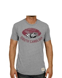 Retro Brand Original Heather Gray South Carolina Gamecocks Vintage Football Tri Blend T Shirt At Nordstrom