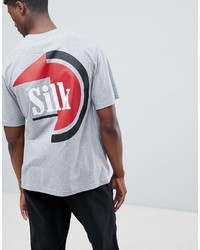 Systvm Oversized Silk Back Print T Shirt
