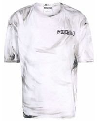 Moschino Painterly Print Logo T Shirt