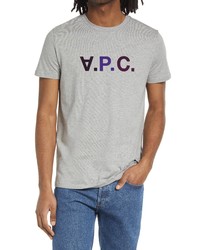 A.P.C. Pcvc Organic Cotton Graphic Tee In Violet At Nordstrom
