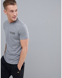 Lyle & Scott Fitness Pendle Small Logo T Shirt In Grey