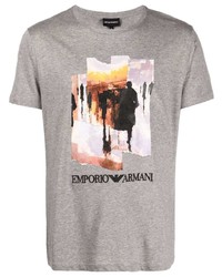 Emporio Armani Photograph Print T Shirt