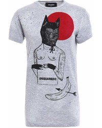 Dsquared2 Printed And Drilled T Shirt