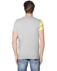 Bikkembergs Printed Cotton Stretch T Shirt