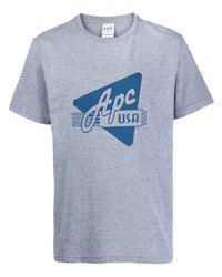 A.P.C. Printed Cotton T Shirt