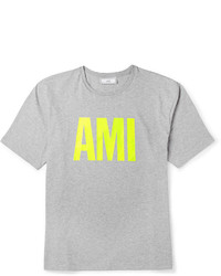 Ami Printed Cotton T Shirt
