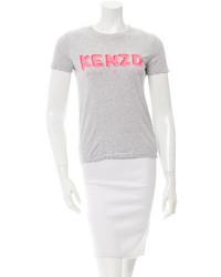 Kenzo Printed Crew Neck T Shirt