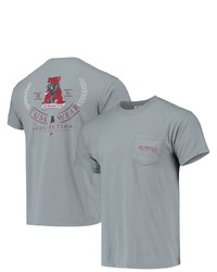 TUSKWEA R Gray Alabama Crimson Tide Logo Arch Comfort Colors T Shirt At Nordstrom