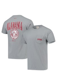 TUSKWEA R Gray Alabama Crimson Tide Vintage Crest Arch Comfort Colors T Shirt At Nordstrom