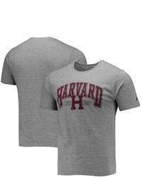 LEAGUE COLLEGIATE WEA R Heathered Gray Harvard Crimson Upperclassman Reclaim Recycled Jersey T Shirt In Heather Gray At Nordstrom