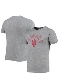 LEAGUE COLLEGIATE WEA R Heathered Gray Indiana Hoosiers Tide Seal Nuevo Victory Falls Tri Blend T Shirt In Heather Gray At Nordstrom
