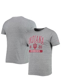 LEAGUE COLLEGIATE WEA R Heathered Gray Indiana Hoosiers Volume Up Victory Falls Tri Blend T Shirt In Heather Gray At Nordstrom
