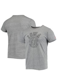 LEAGUE COLLEGIATE WEA R Heathered Gray Iowa Hawkeyes Tide Seal Nuevo Victory Falls Tri Blend T Shirt In Heather Gray At Nordstrom