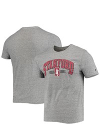 LEAGUE COLLEGIATE WEA R Heathered Gray Stanford Cardinal Upperclassman Reclaim Recycled Jersey T Shirt In Heather Gray At Nordstrom