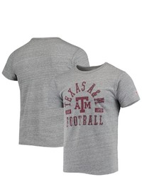 LEAGUE COLLEGIATE WEA R Heathered Gray Texas A M Aggies Football Focus Victory Falls Tri Blend T Shirt In Heather Gray At Nordstrom