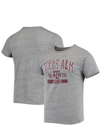 LEAGUE COLLEGIATE WEA R Heathered Gray Texas A M Aggies Volume Up Victory Falls Tri Blend T Shirt In Heather Gray At Nordstrom