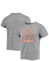 LEAGUE COLLEGIATE WEA R Heathered Gray Texas Longhorns Volume Up Victory Falls Tri Blend T Shirt In Heather Gray At Nordstrom