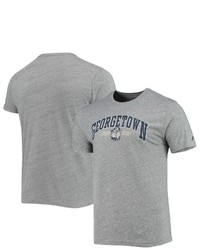 LEAGUE COLLEGIATE WEA R Heathered Gray Town Hoyas Upperclassman Reclaim Recycled Jersey T Shirt In Heather Gray At Nordstrom