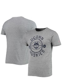 LEAGUE COLLEGIATE WEA R Heathered Gray Uconn Huskies Hero Shot Victory Falls Tri Blend T Shirt In Heather Gray At Nordstrom