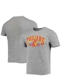 LEAGUE COLLEGIATE WEA R Heathered Gray Usc Trojans Upperclassman Reclaim Recycled Jersey T Shirt In Heather Gray At Nordstrom