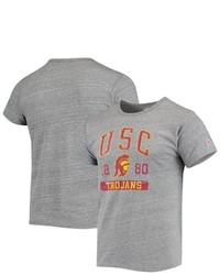 LEAGUE COLLEGIATE WEA R Heathered Gray Usc Trojans Volume Up Victory Falls Tri Blend T Shirt In Heather Gray At Nordstrom