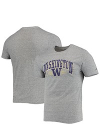 LEAGUE COLLEGIATE WEA R Heathered Gray Washington Huskies Upperclassman Reclaim Recycled Jersey T Shirt In Heather Gray At Nordstrom