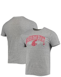 LEAGUE COLLEGIATE WEA R Heathered Gray Washington State Cougars Upperclassman Reclaim Recycled Jersey T Shirt In Heather Gray At Nordstrom