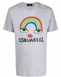 DSQUARED2 Rainbow Print T Shirt