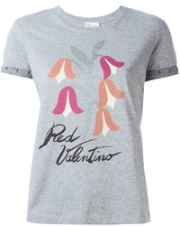 RED Valentino Head Logo Print T Shirt