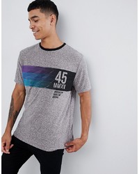 ASOS DESIGN Relaxed T Shirt With Chest Numerals Print On Neppy Jersey
