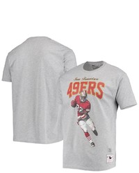 Mitchell & Ness Ricky Watters San Francisco 49ers Gray Player Graphics T Shirt At Nordstrom