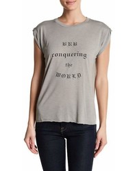 BCBGeneration Rolled Cuff Graphic Tee