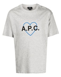 A.P.C. Romeo Logo Print T Shirt