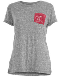 Royce Apparel Inc Louisville Cardinals Bandy Rolled Sleeve Pocket T Shirt