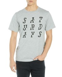 Saturdays Nyc Saturdays Split Graphic T Shirt