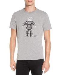 Original Penguin Sci Fi Robot Graphic Crewneck T Shirt