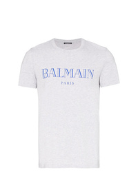 Balmain Short Sleeve Cotton Logo T Shirt