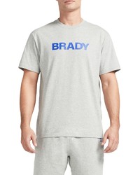 Brady Short Sleeve Jersey Graphic Tee In Graphite At Nordstrom
